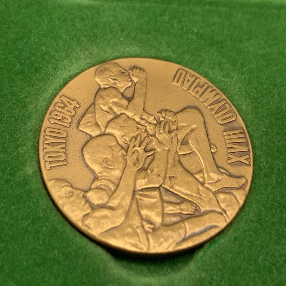1964 OLYMPIC GAMES TOKYO Japan Commemorative Copper Medal